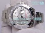Replica Rolex Submariner Silver Dial Black Ceramic Bezel SS Case Watch 